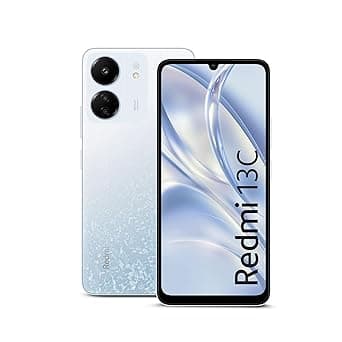 Redmi 13C (Starfrost White, 4GB RAM, 128GB Storage) | Powered by 4G MediaTek Helio G85 | 90Hz Display | 50MP AI Triple Camera